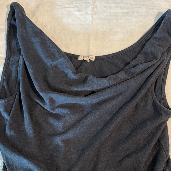 Organic cotton/hemp scoop neck Midi Dress - Picture 7 of 7